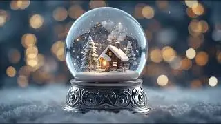 Festive Snow Globe | Cabin in the Snow Christmas #relaxingmusic  #christmas #christmasmusic