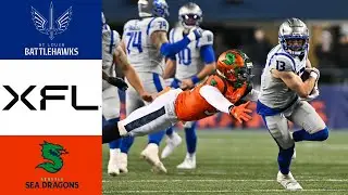 St Louis BattleHawks vs Seattle Sea Dragons Full Game XFL 2023 Week 2