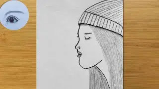 Girl drawing for beginners/ How to draw girl in dress easy step by step /Easy and beautiful drawings