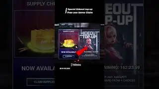 special hideout top-up events || shoose 1 items free claime #freefire #ffshorts #youtubeshorts
