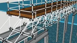 Scaffolding Design 3D Tube & Fitting / Modular - by jaztekdesign.com