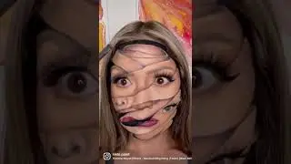 #illusionmakeup #makeup #creativemakeup #unexpected #sliced #halloweenmakeuplook #mimles