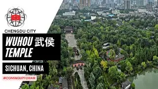 Chengdu's Wuhou 武侯 Temple, Sichuan China from above // #Comingupforair