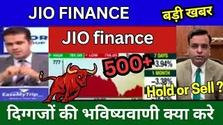 jio financial share latest news today, jio financial share news today, Target Tomorrow, buy or sell