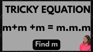 STANFORD UNIVERSITY | TRICKY ALGEBRAIC EQUATION | This Simple Equation Hides a Clever Algebra Trick