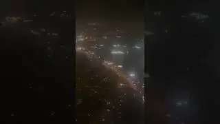 Night view while taking off from Tehran to Lahore #flydaily #airportdiary #mahanair #shorts #video
