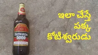 తాగి పడేసిన బాటిల్స్ తో బిజినెస్ Cool Drink Wine Glass Bottle Reuse/Recycling Business Ideas Telugu