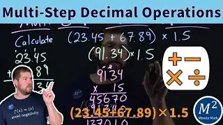 How to Solve Multi Step Decimal Problems Efficiently: (23.45+67.89)&times;1.5