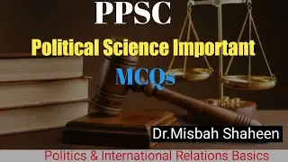 PPSC Political Science MCQs with correct Answers