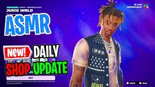 ASMR Fortnite Shop Juice WRLD Skin is Back! Daily Update Today 🎮🎧 Relaxing Whispering 😴💤