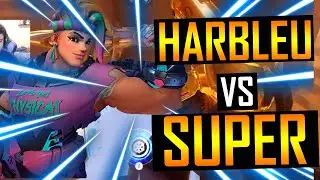 HARBLEU vs SUPER ! ZARYA GAMEPLAY OVERWATCH SEASON 27 TOP 500