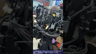 Disassembling the engine block from a boat motor