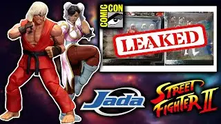 NEW LEAKED PHOTOS OF JADA TOYS PLAYER 2 STREET FIGHTER DELUXE EDITION ACTION FIGURES! KEN & CHUN LI!