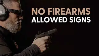 No Firearms Allowed Signs
