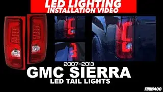 07-13 GMC SIERRA LED TAIL LIGHTS INSTALL - AJP DISTRIBUTORS