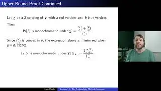 Probabilistic Methods 1-2: Probabilistic Method Continued