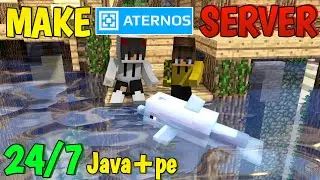 ফ্রিতে Minecraft Server বানাও 😱 | Aternos 24/7 Server | Java + PE | Bangla Tutorial | Cool dream95