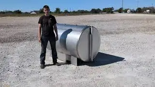 500 Gallon Double Wall Stainless Steel Fuel Tank