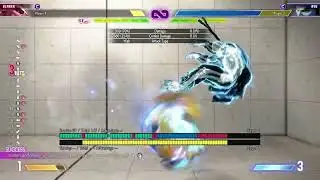 sf6 blanka basic lv2 combo into doll setup in corner
