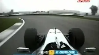 Onboard with David Coulthard in FP3, Indy 2002