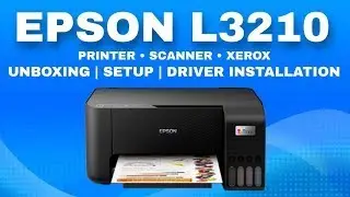 Unboxing an Epson L3210 printer || Déballage d’une imprimante Epson L3210 🖨🖨