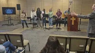 Sunday morning, January 4th 2026 at Pure Heart! We don't own the right to this music.