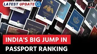 India's Big Jump in Passport Ranking | Henley Passport Index 2025 |Latest Update|Drishti IAS English
