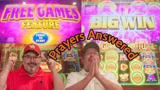 Gong Gong Lai Fu Slot, Prayer Answered in the Coushatta Casino High Limit Room!
