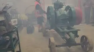 Adding friction and load to a small 13 hp Hot Bulb Engine