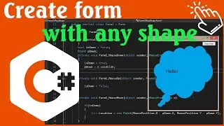 [C# Tutorial] How to design custom shape forms