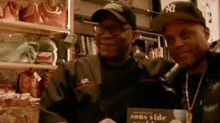 Chef Justice Cooking at Book Culture