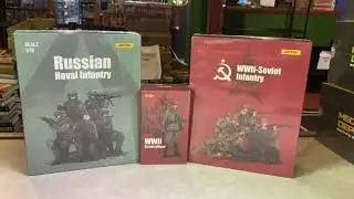 Joy Toy 1/18 Scale Russian Naval Infantry & WWII USSSR Soviet Infantry Action Figures 3.75