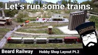Cleaning Track and Running the First Train! Hobby Shop Layout Rescue Part 2