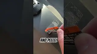 EASY way to REMOVE FACTORY STICKERS on motorcycle #moto #tipsandtricks