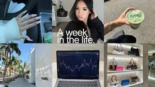 A WEEK IN MY LIFE: day trading growth + updates, self care, productive vlog