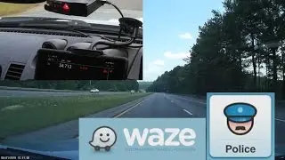 Speedtrap Save - Waze and Valentine One Alert at Same Time