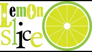 Lemon Slice Design In Adobe Illustrator
