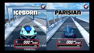IceBorn VS Parisian 2024 Speed Test in Roblox Jailbreak