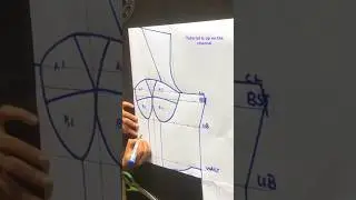 HOW TO CUT A 3 PART CORSET WITH QUEEN ANNE NECKLINE #short  #shorts  #tutorial