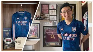 Unboxing Arsenal Third Kit 2020/21 Tie Dye Blue & Pink Shirt - Compare Authentic vs Official Replica