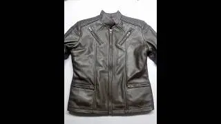 Real Sheepskin Women Leather Jacket ❤️&zwj;🔥 #fashion #leatherclothing #leatherjacket #leatherchic