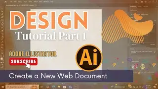 Adobe Illustrator for Beginners | Part 1: Create a New Web Document (Social Media Ad)📝 