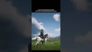 Everything looks beautiful | Arthur Morgan | #rdr2 #peace #calm #aesthetic #alone #quote #nature