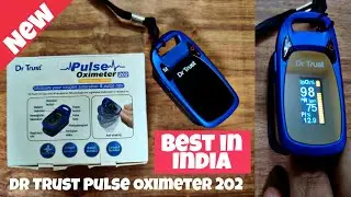 Dr Trust Pulse Oximeter 202 | Best Oximeter in India | How to use Oximeter | New oximeter for Covid.
