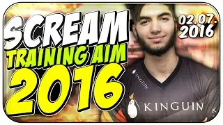 CS:GO - ScreaM training aim on bots [CSGO shooting training] (02.07.2016)