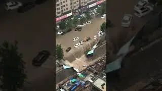 Flood in China 😱 #short #viralvideo