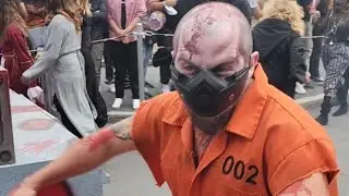 Caminata Zombie de Festival del Terror 🧟‍♂️#SixFlagsMexico #festivaldelterror2022