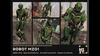 [ADDON PED] Robot MZ01 - FIVEM/GTA V