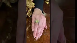 Untreated Fancy Intense Yellow Diamond Ring | M.S. Rau
