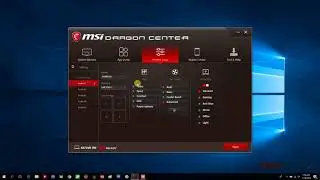 MSI Dragon Center pe MSI GE73VR